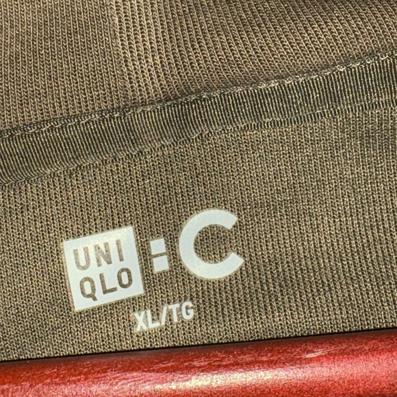 Uniqlo Khaki Men's Hoodie - Picture 2 of 3